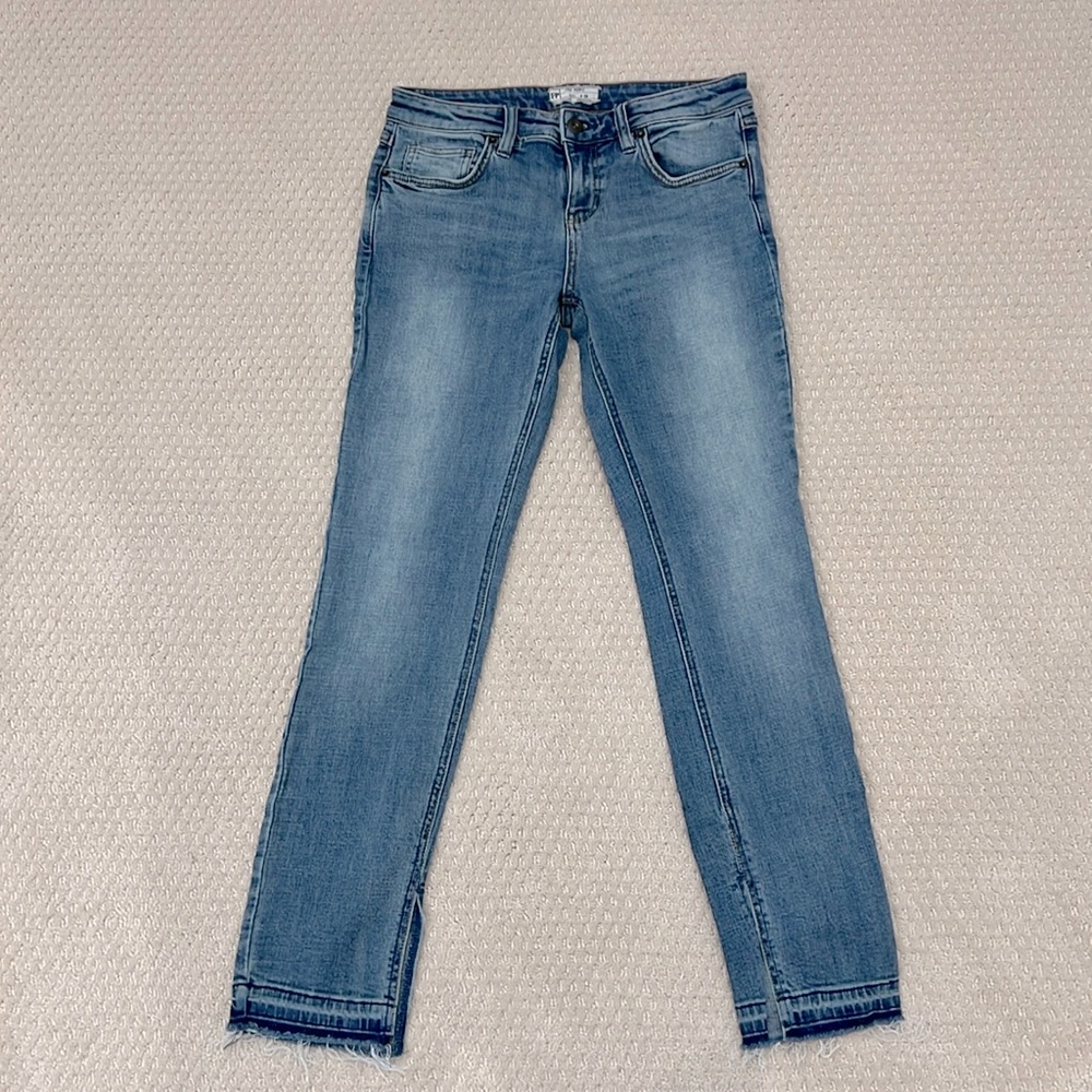 Free People Midrise blue denim jeans